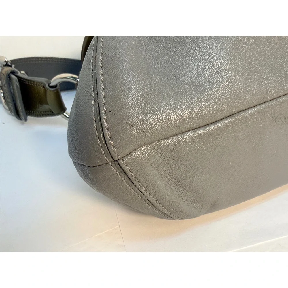 Coach Y2K vintage Soho pleated leather flap shoulder bag GUC